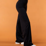 V-Waist Flat Pants