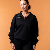 Royal Half Zip Black