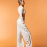 Off Duty Pants Cream