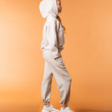 Luxe Tracksuit Hoodie Mocha