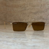 Bold Glasses Cognac Gold