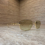 Mercury Glasses Amber Olive