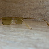 Bold Glasses Olive Gold