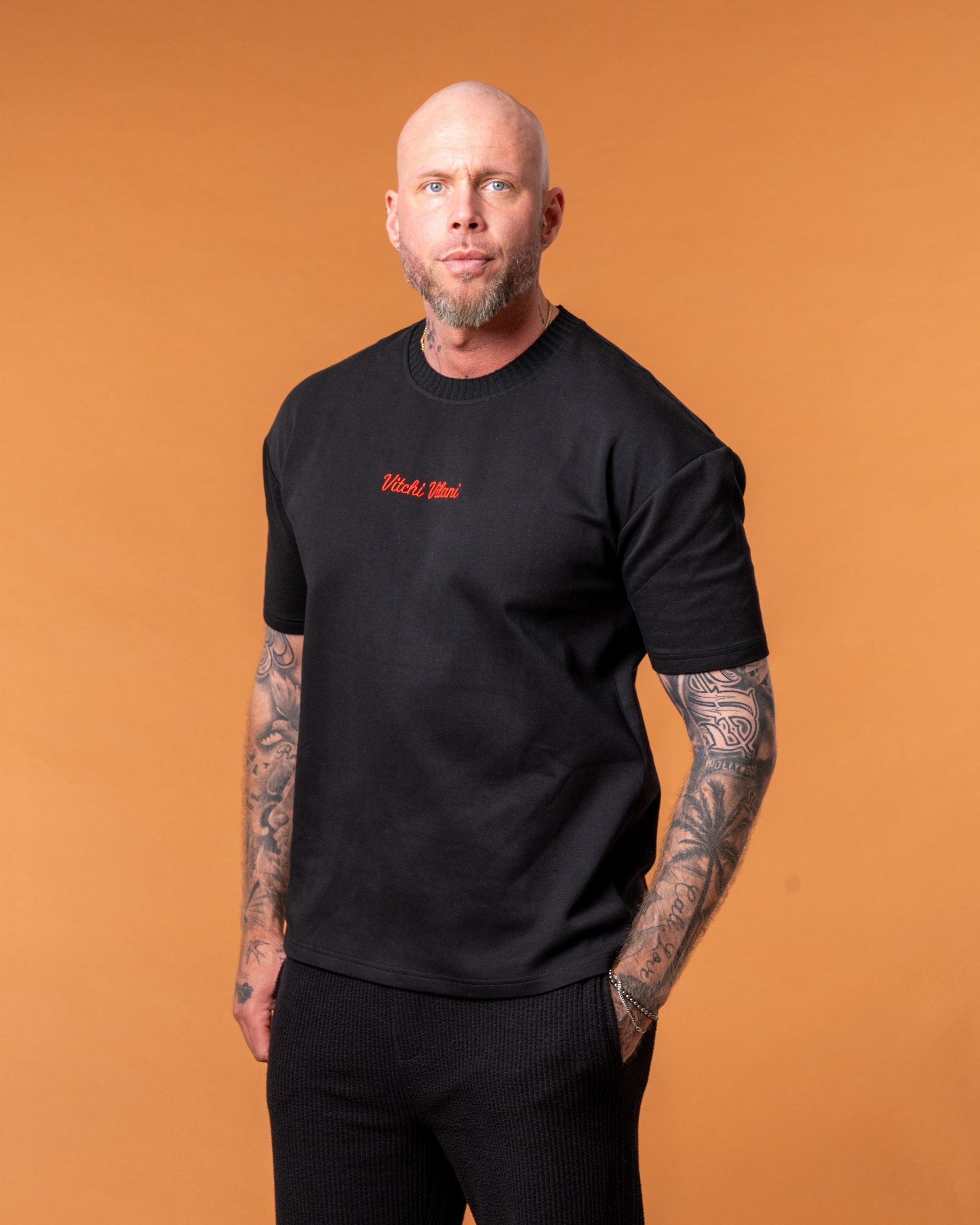 Aura Tee Black - NORTHLINE LABEL AS