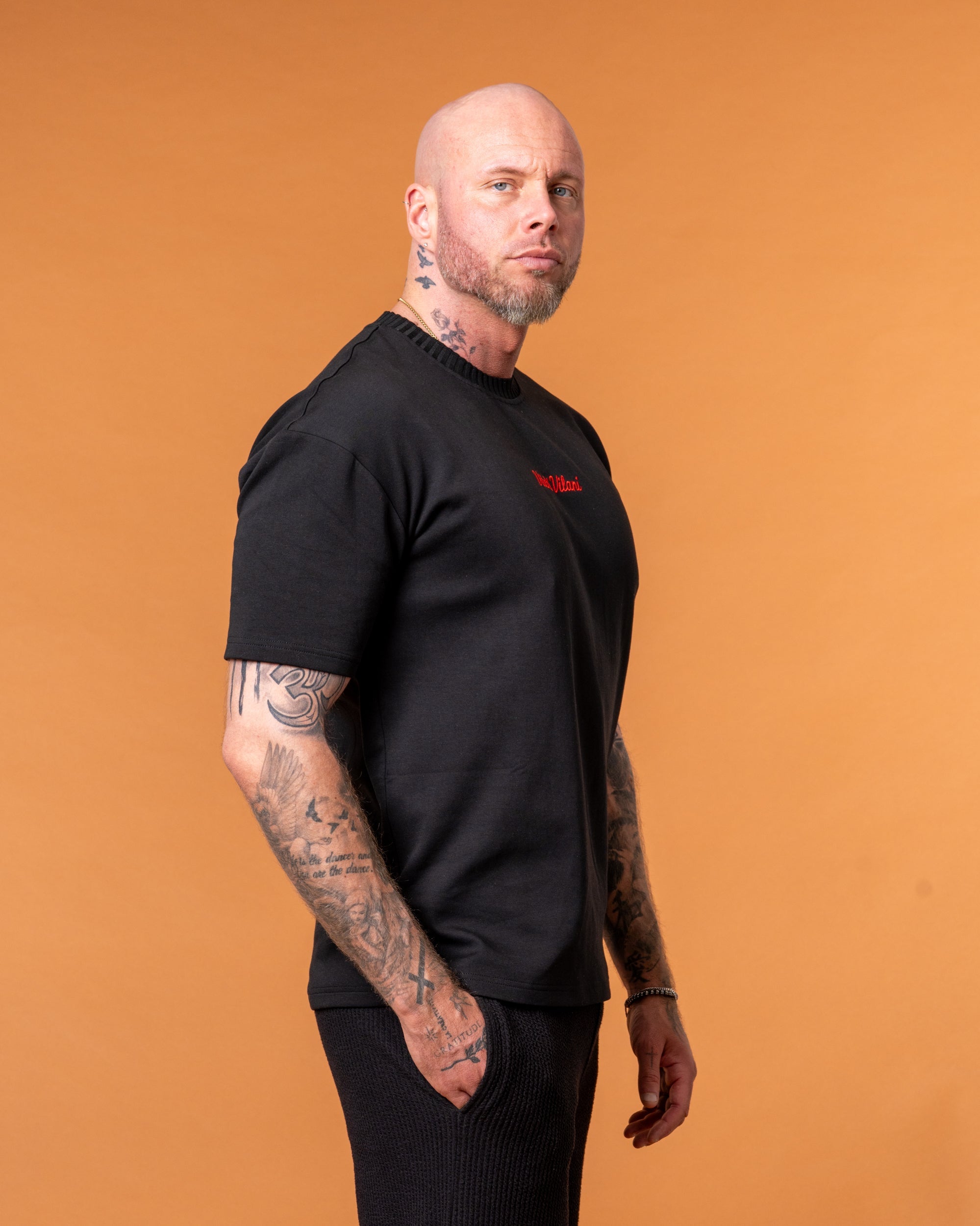 Aura Tee Black - NORTHLINE LABEL AS