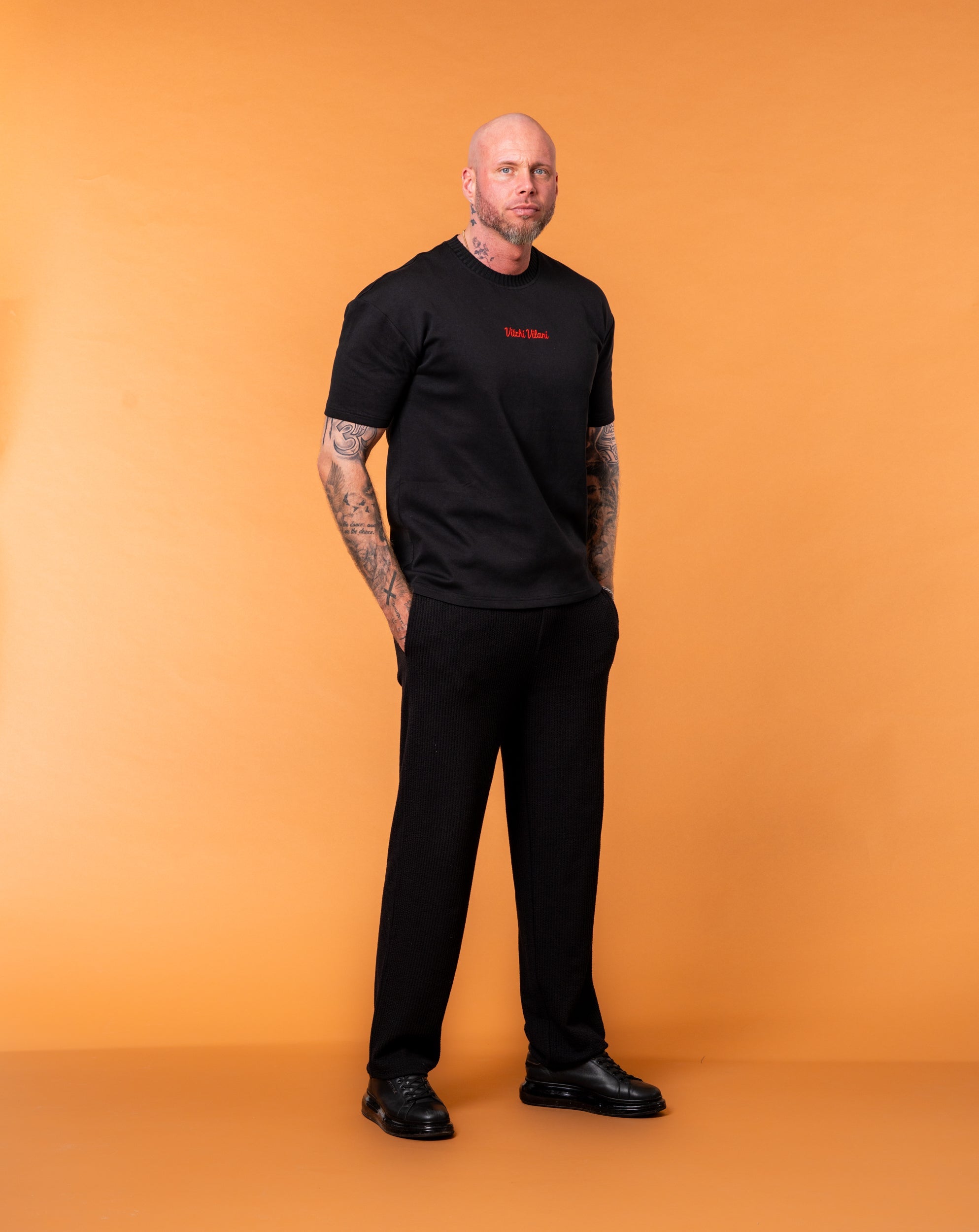 Aura Tee Black - NORTHLINE LABEL AS