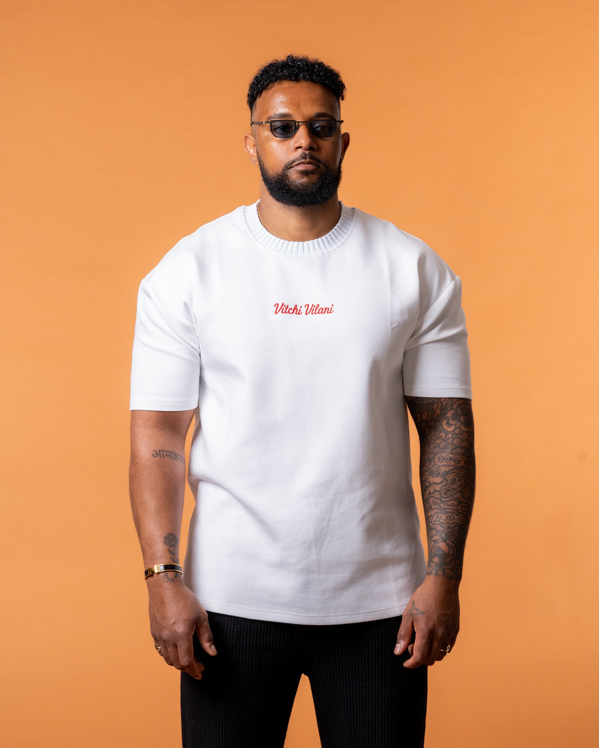 Aura Tee White - NORTHLINE LABEL AS