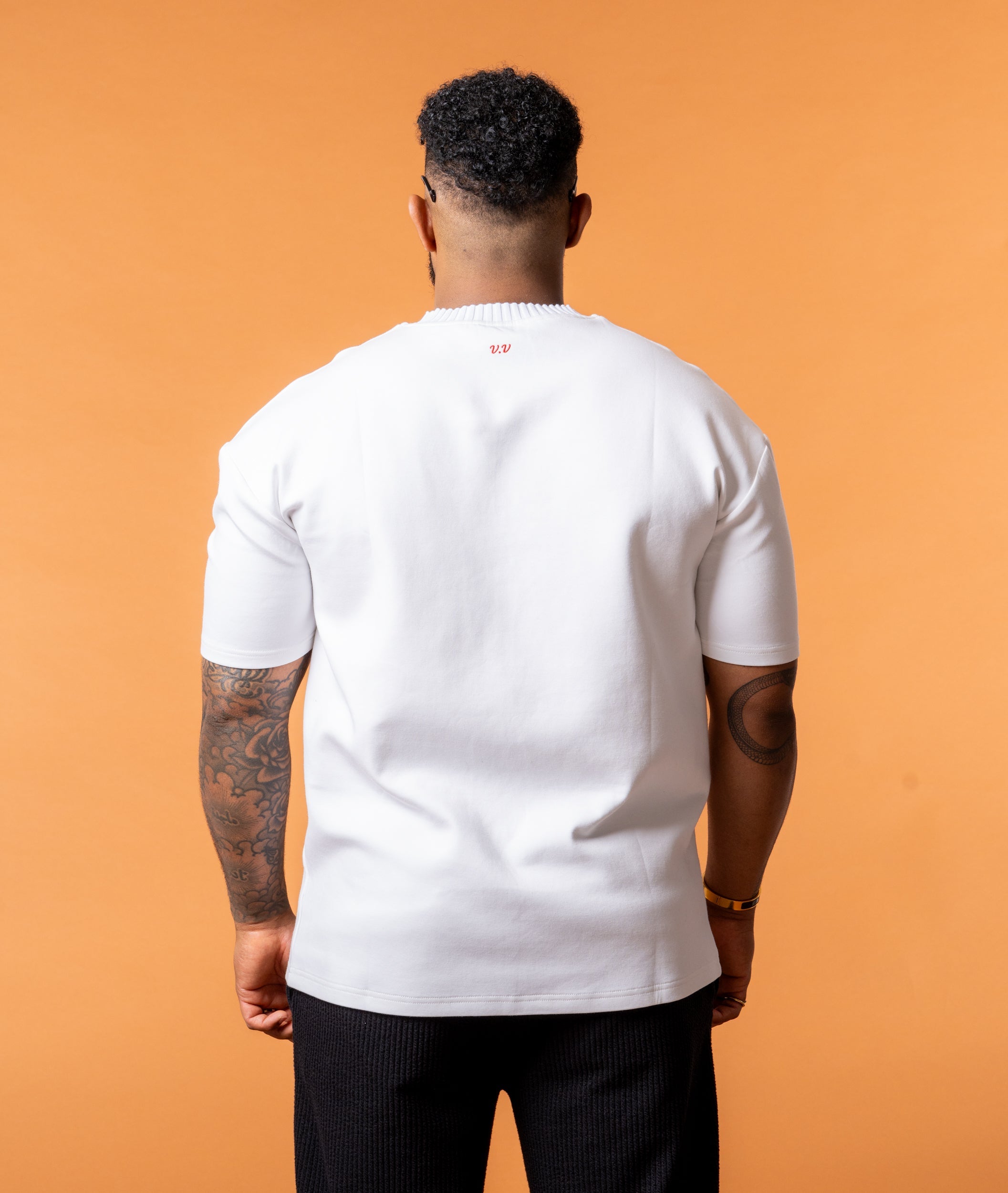 Aura Tee White - NORTHLINE LABEL AS