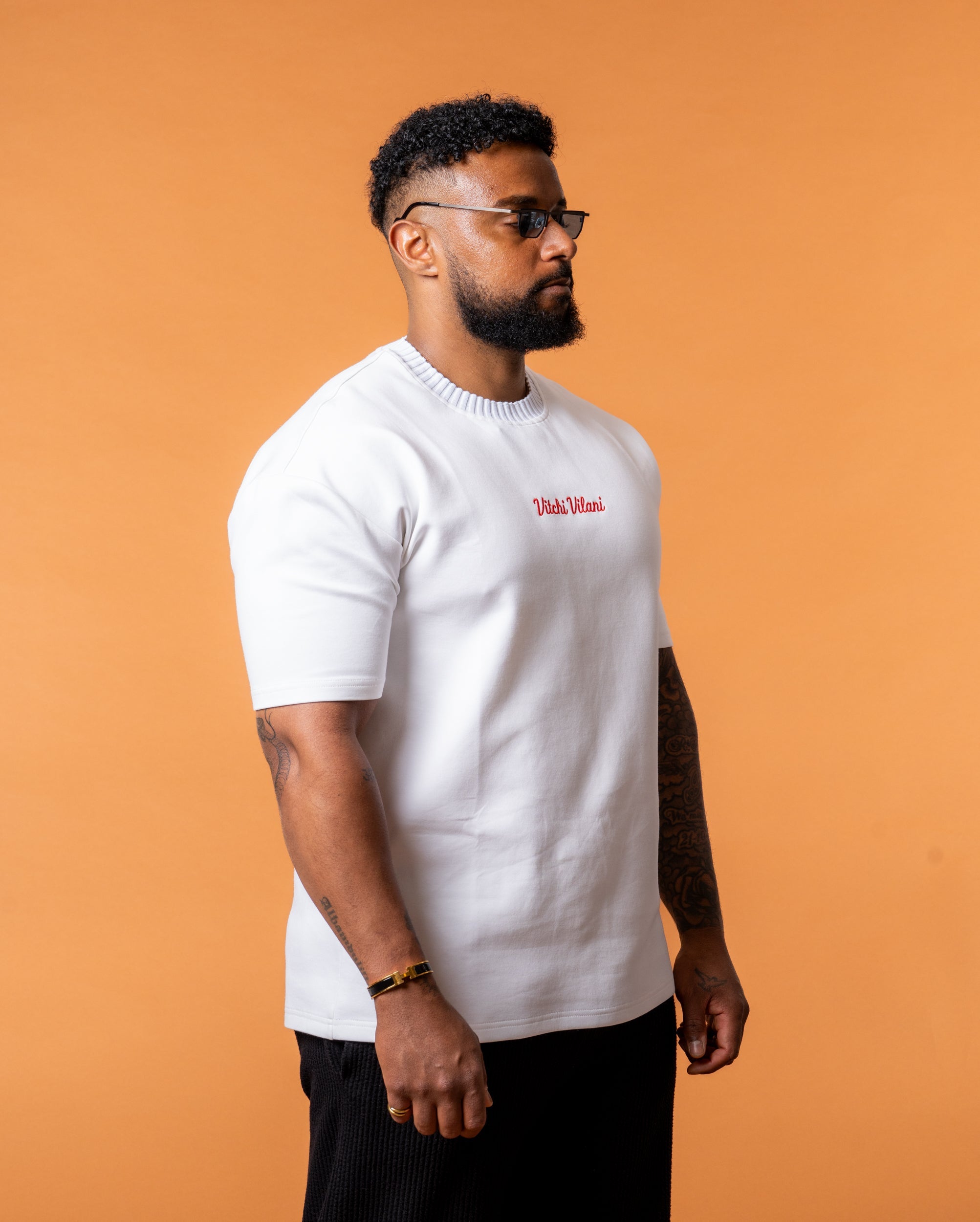 Aura Tee White - NORTHLINE LABEL AS