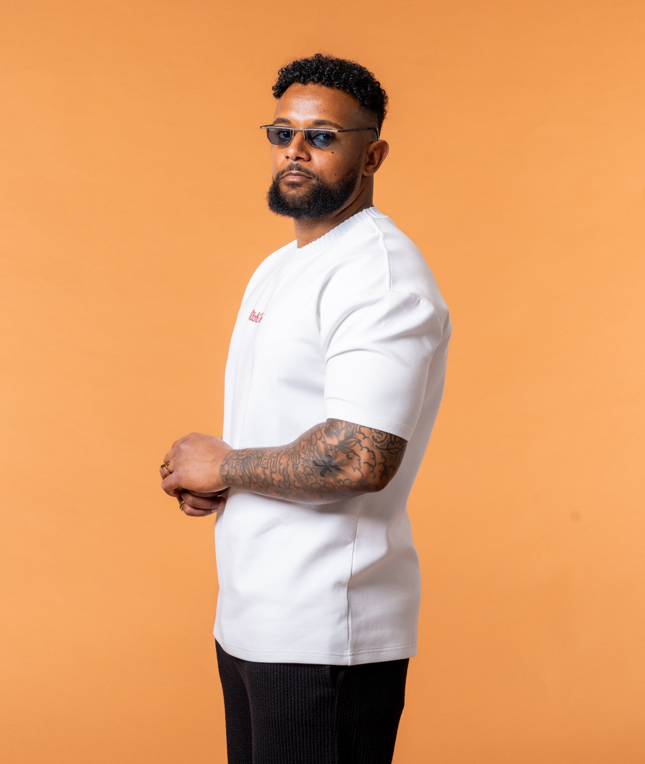 Aura Tee White - NORTHLINE LABEL AS