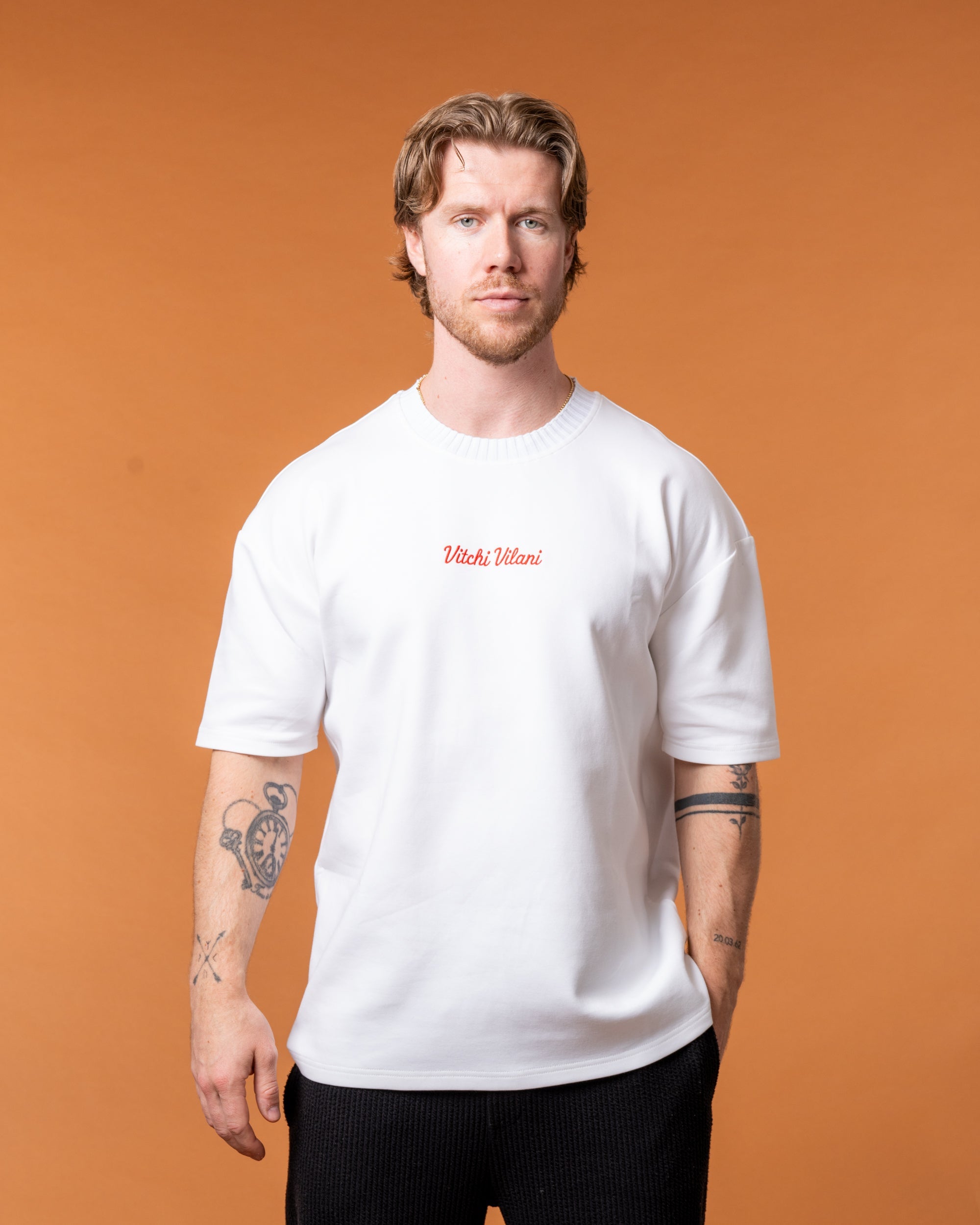 Aura Tee White - NORTHLINE LABEL AS