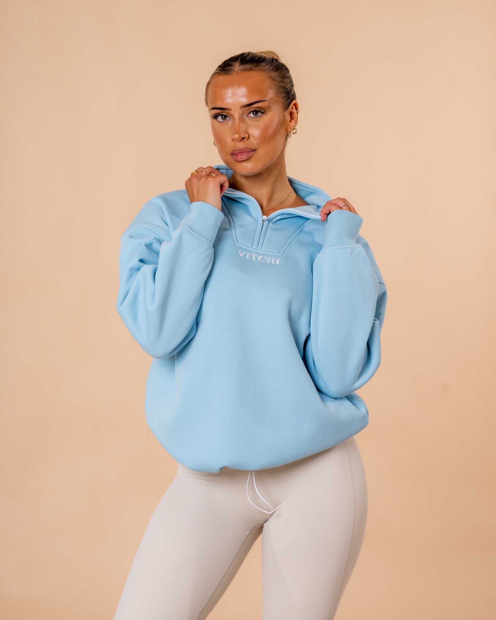 Baby blue sweatshirt - NORTHLINE LABEL AS