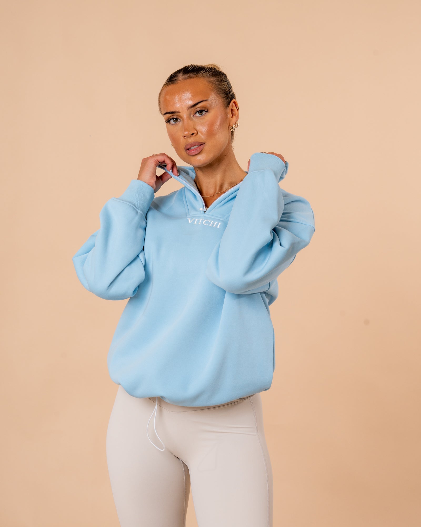 Baby blue sweatshirt - NORTHLINE LABEL AS