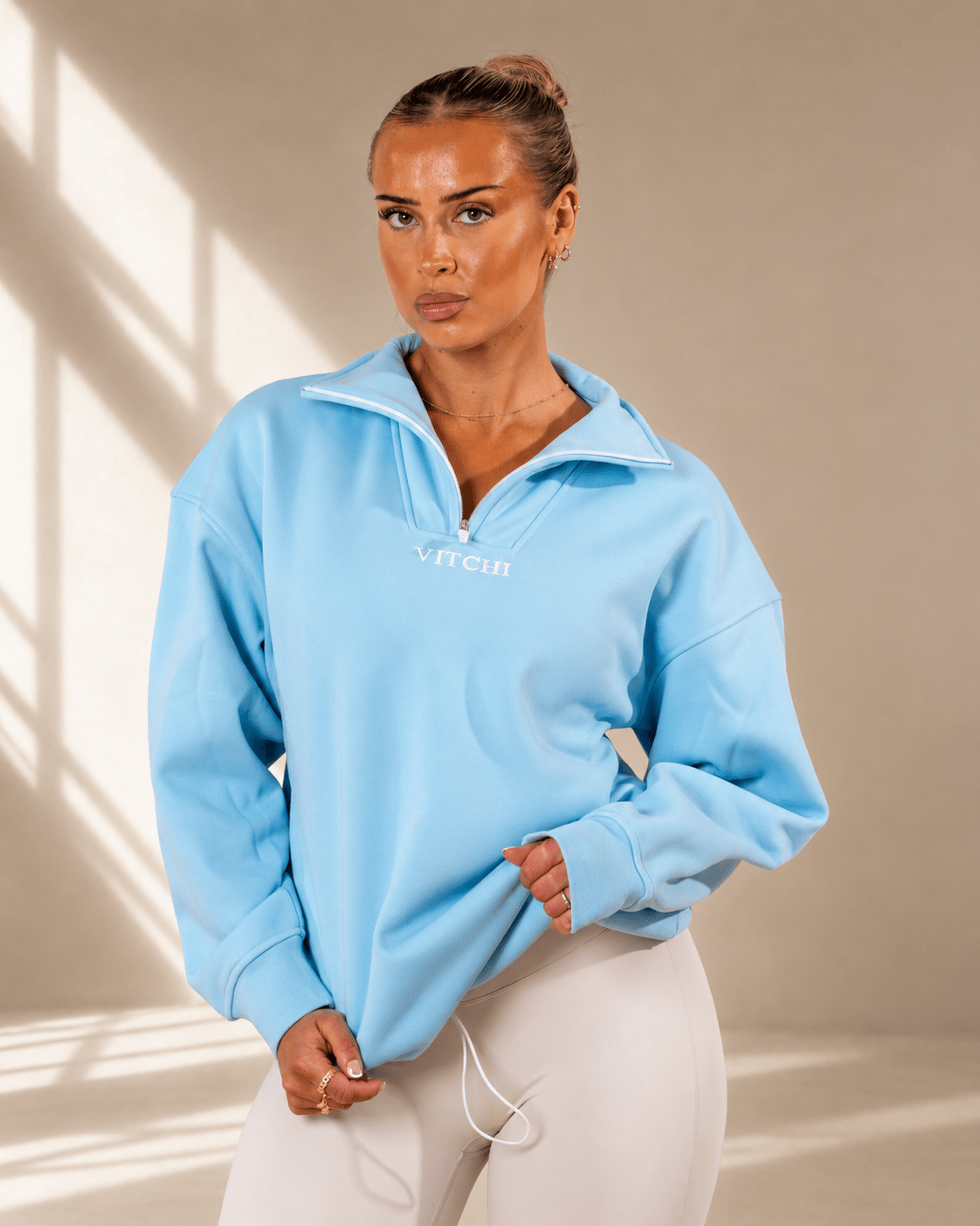 Baby Blue Sweatshirt - VITCHI VILANI