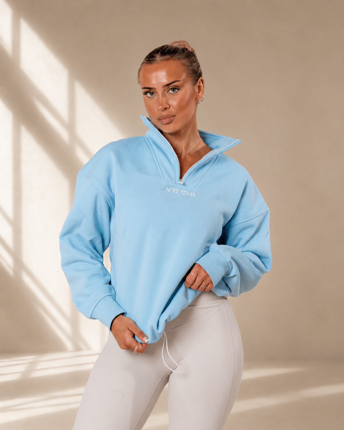 Baby Blue Sweatshirt - VITCHI VILANI