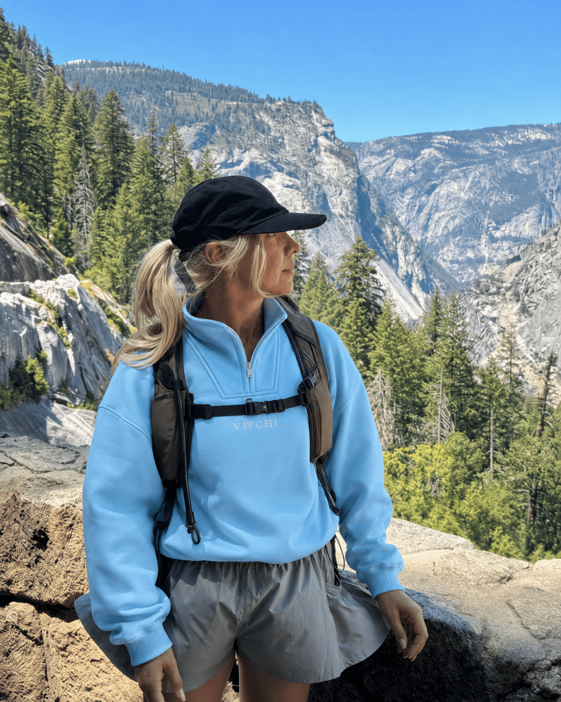 Baby Blue Sweatshirt - VITCHI VILANI