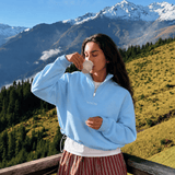 Baby Blue Sweatshirt - VITCHI VILANI