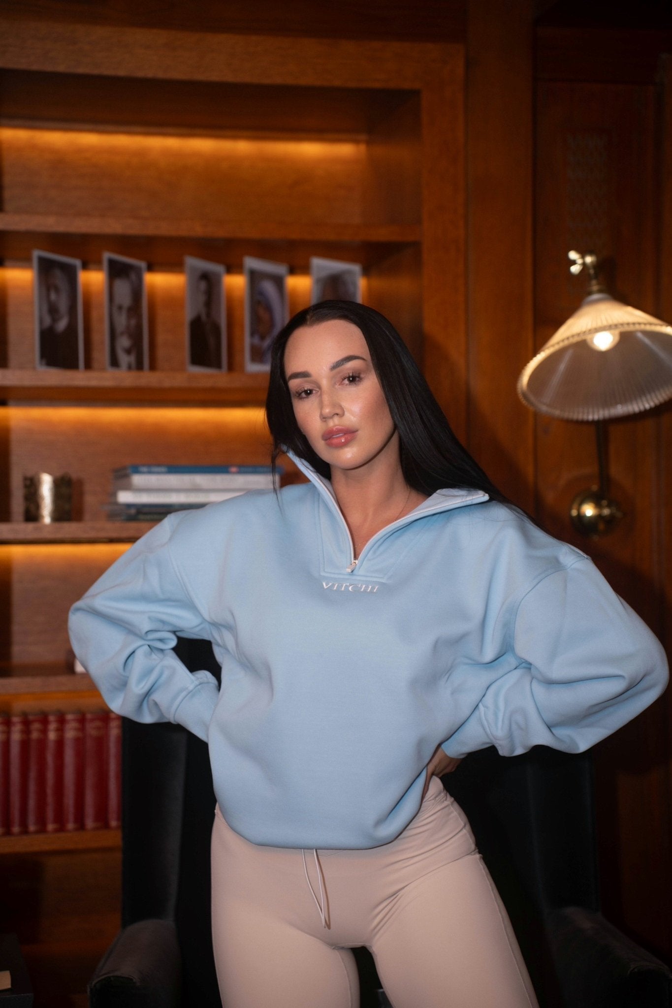 Baby blue sweatshirt - NORTHLINE LABEL AS