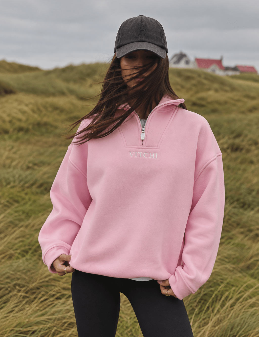 Baby Pink Sweatshirt - VITCHI VILANI