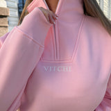 Baby Pink Sweatshirt - NORTHLINE LABEL AS