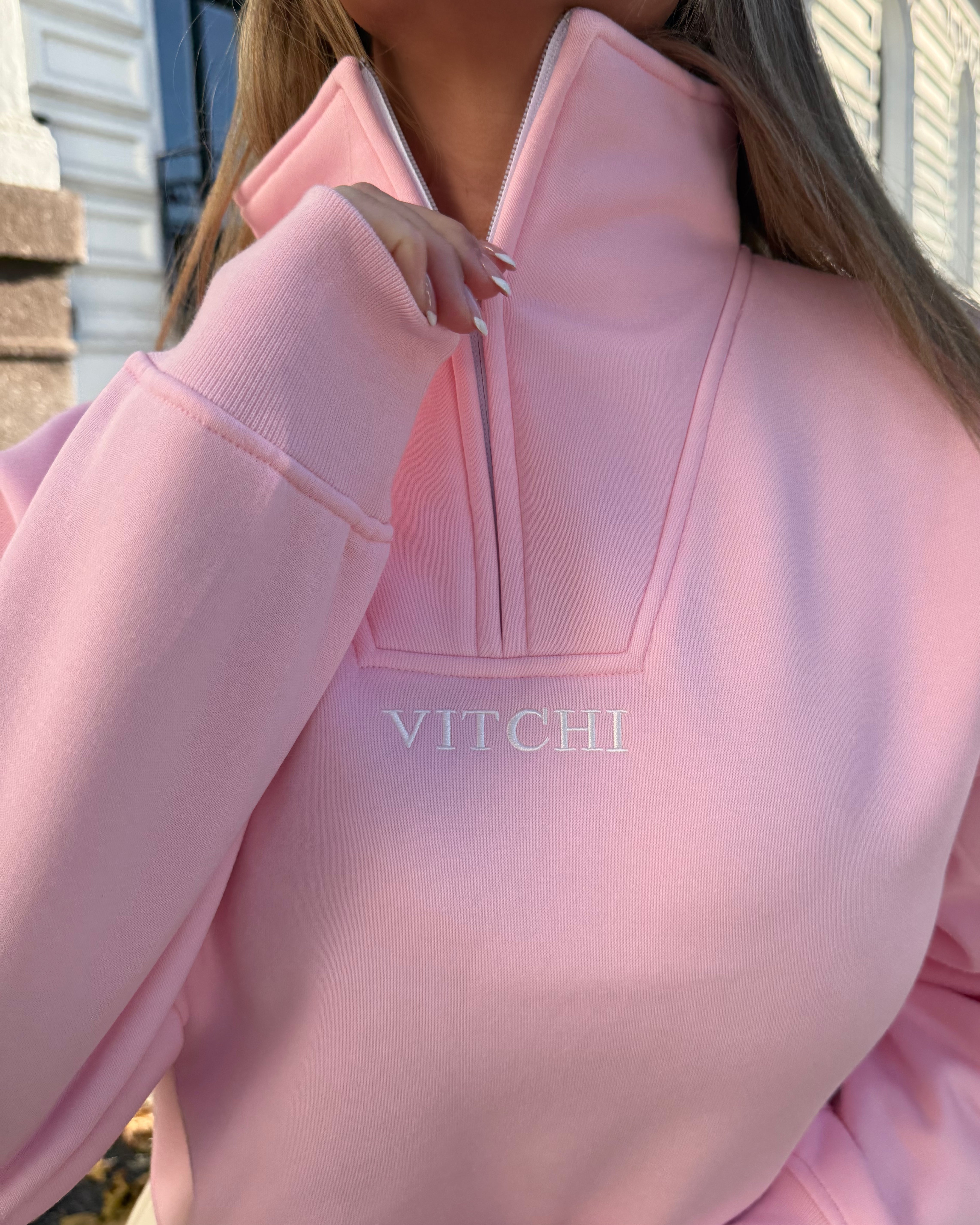 Baby Pink Sweatshirt - NORTHLINE LABEL AS