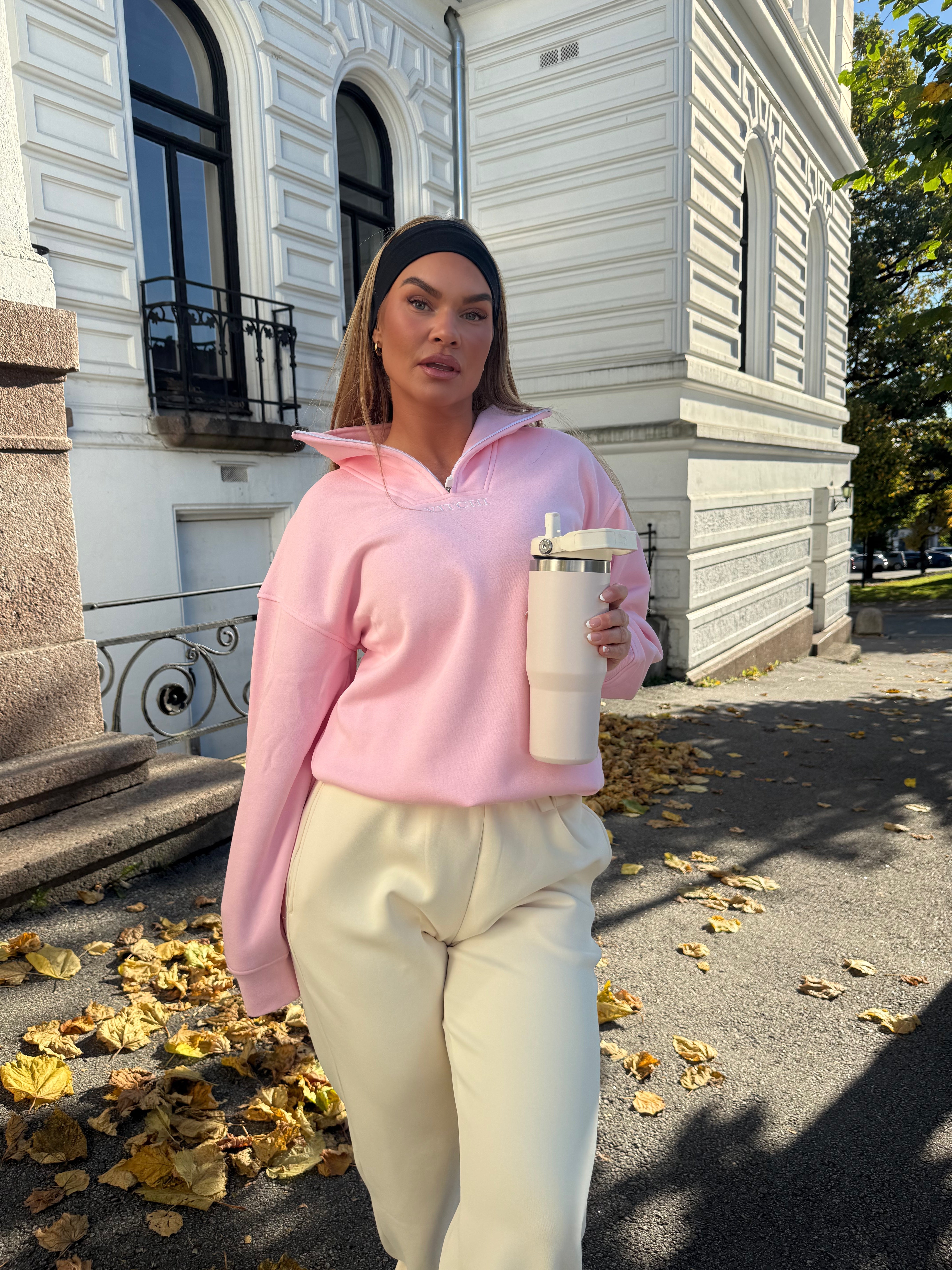 Baby Pink Sweatshirt - NORTHLINE LABEL AS