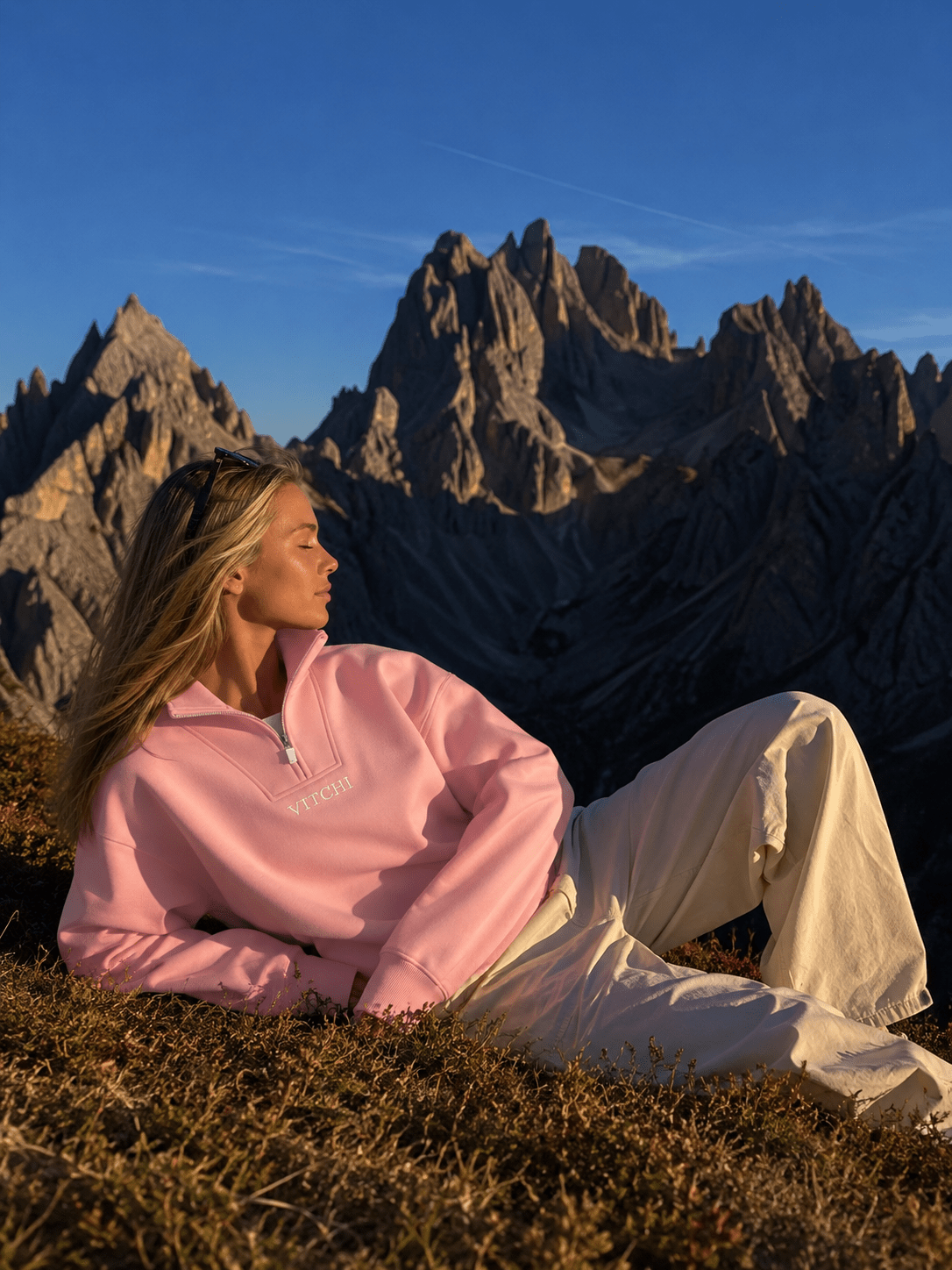 Baby Pink Sweatshirt - VITCHI VILANI
