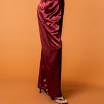 Celine Silk Pants Ruby - NORTHLINE LABEL AS