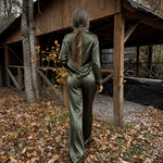 Celine Silk Shirt Emerald - VITCHI VILANI