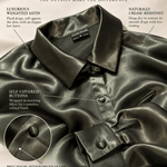Celine Silk Shirt Emerald - VITCHI VILANI