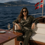 Celine Silk Shirt Emerald - VITCHI VILANI