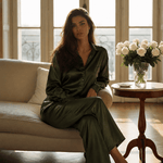 Celine Silk Shirt Emerald - VITCHI VILANI