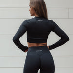 Classy v - zip top black - NORTHLINE LABEL AS