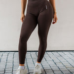Comfort flex tights brown - NORTHLINE LABEL AS