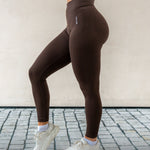 Comfort flex tights brown - NORTHLINE LABEL AS