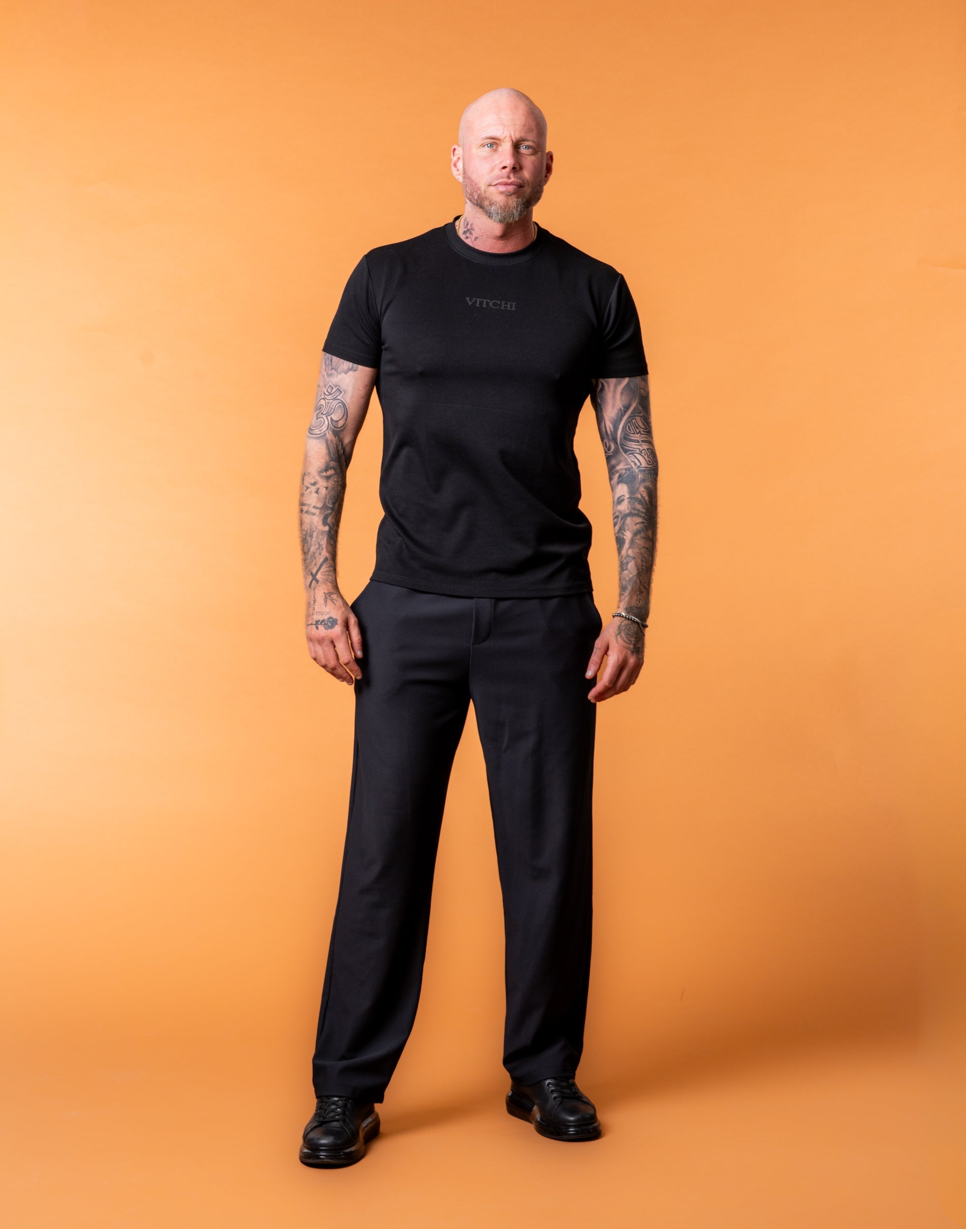 Crewneck Vitchi Black - NORTHLINE LABEL AS