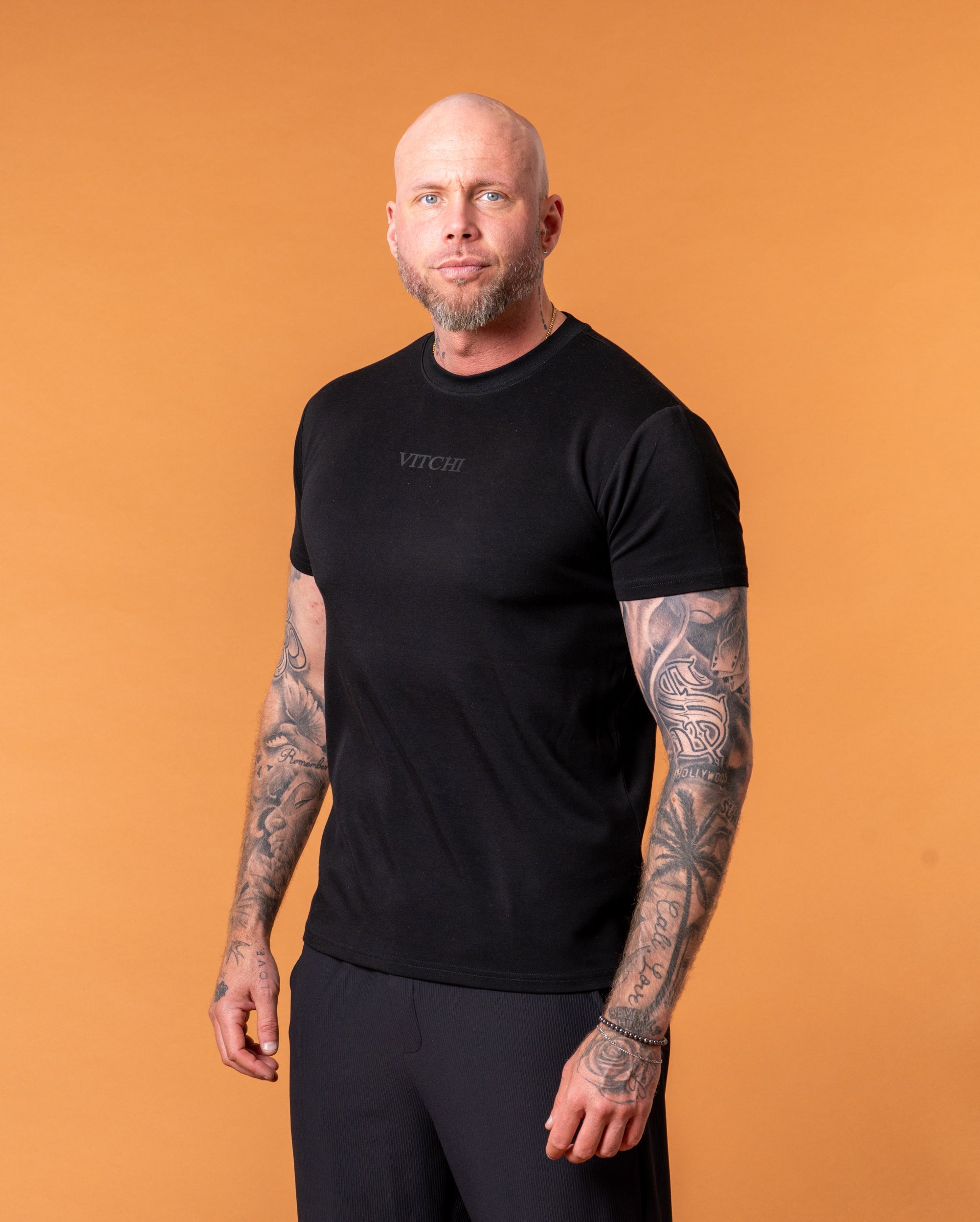 Crewneck Vitchi Black - NORTHLINE LABEL AS