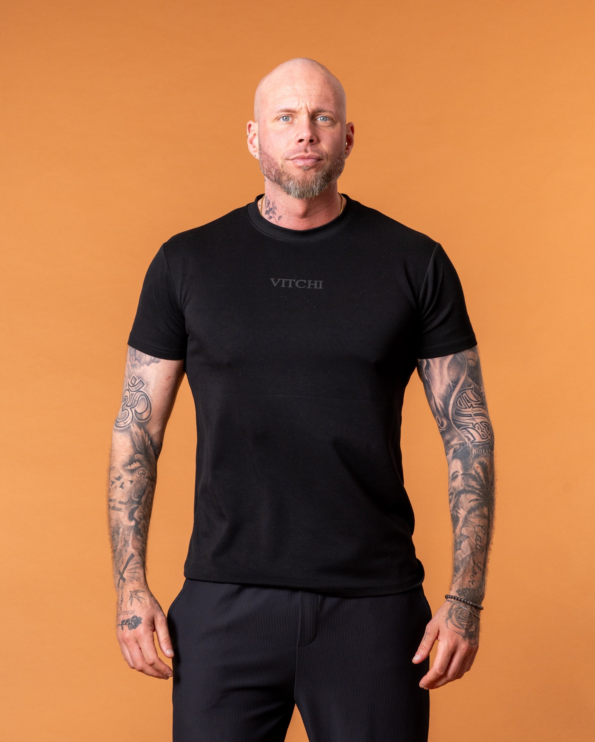 Crewneck Vitchi Black - NORTHLINE LABEL AS