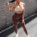 Curve shape tights brown - NORTHLINE LABEL AS