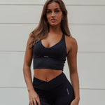 Elegant contour top black - NORTHLINE LABEL AS