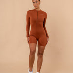 Half bodysuit caramel - NORTHLINE LABEL AS