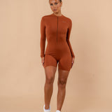 Half bodysuit caramel - NORTHLINE LABEL AS