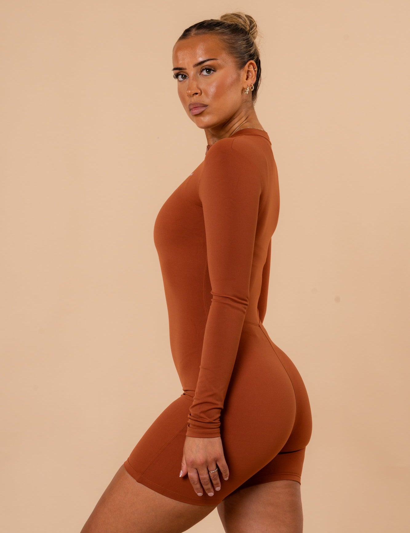 Half bodysuit caramel - NORTHLINE LABEL AS