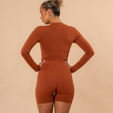 Half bodysuit caramel - NORTHLINE LABEL AS
