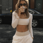 It Girl Top Cream - NORTHLINE LABEL AS