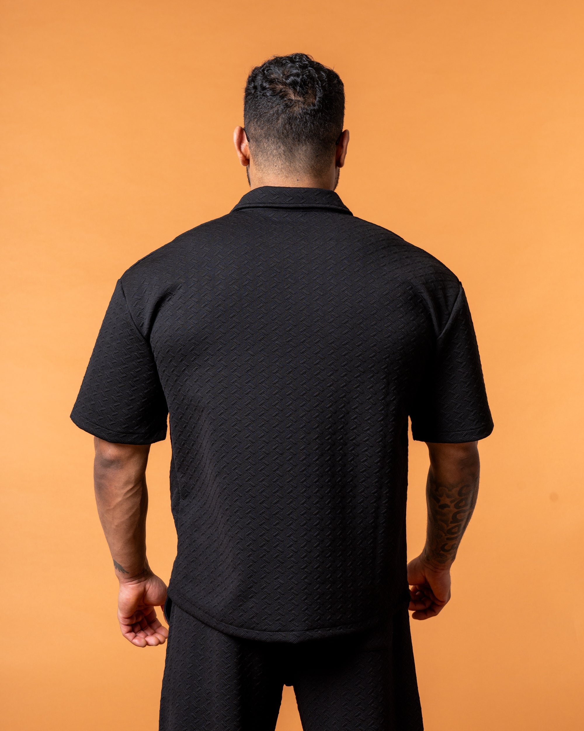 Lumière Black Half Zip Gold - NORTHLINE LABEL AS