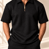 Lumière Black Half Zip Gold - VITCHI VILANI