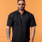 Lumière Black Half Zip Gold - NORTHLINE LABEL AS