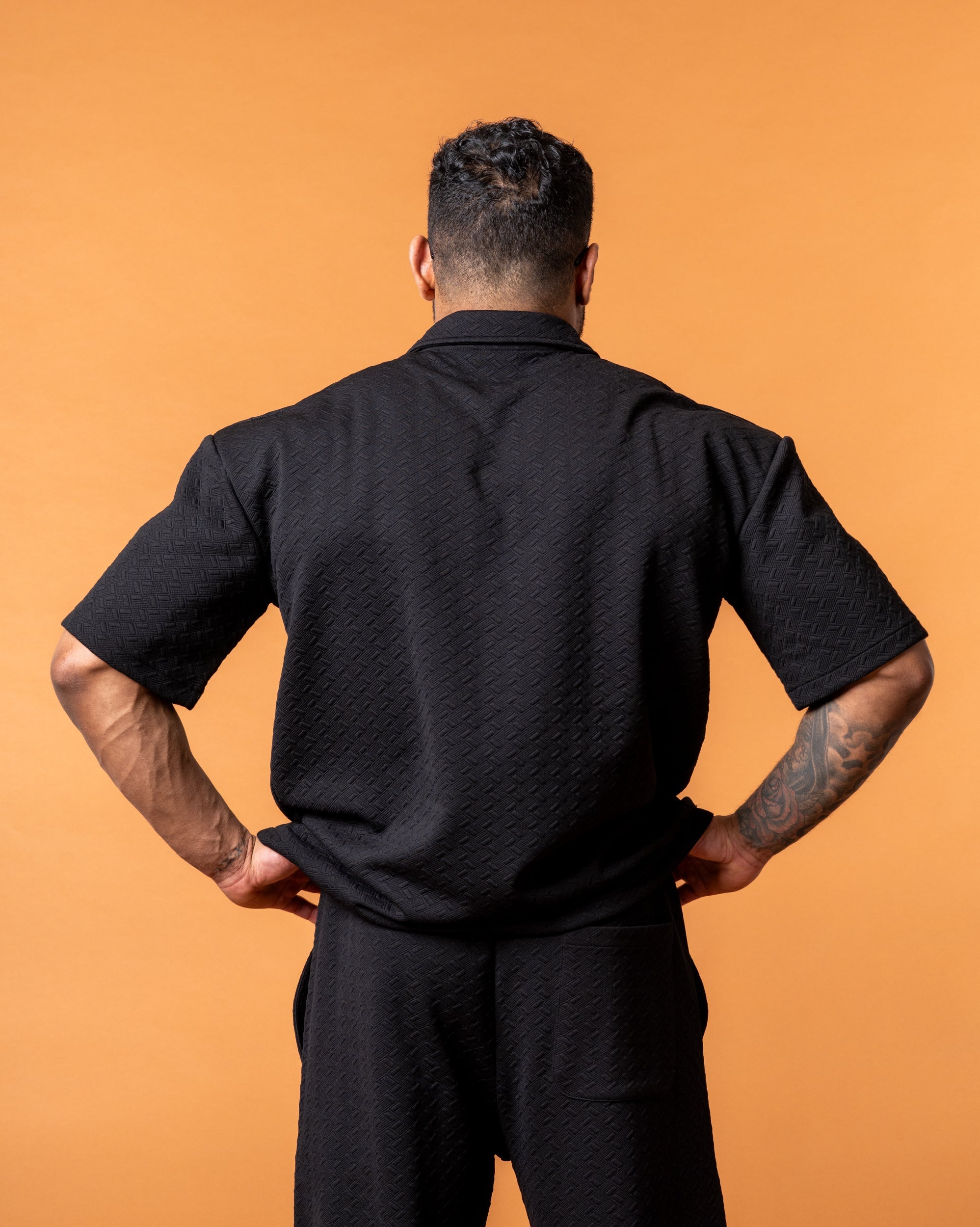 Lumière Black Half Zip Gold - NORTHLINE LABEL AS