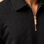 Lumière Black Half Zip Gold - VITCHI VILANI